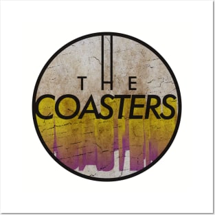 THE COASTERS - VINTAGE YELLOW CIRCLE Posters and Art